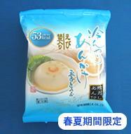 冷んやりあんかけ玉子とうふ(海老・枝豆入り)